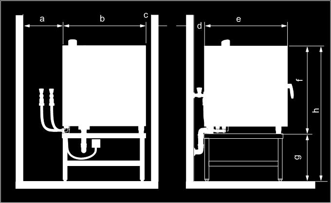 Description of the unit Planning drawing 3 h Guide rail