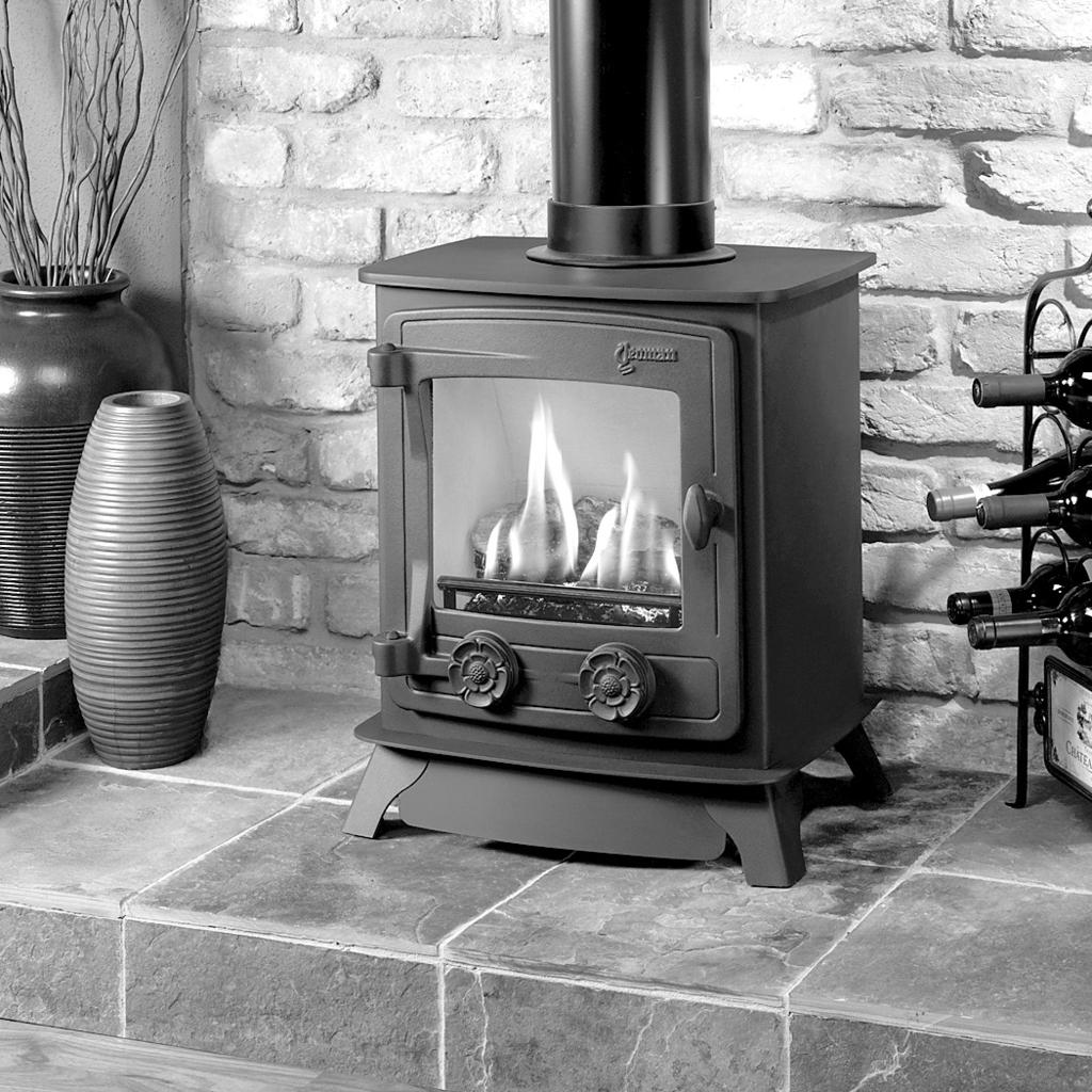 Exmoor Balanced Flue Log Effect Stove With Upgradeable Control Valve Instructions for Use, Installation and Servicing For use in GB, IE (Great Britain and Republic of Ireland) IMPORTANT THE OUTER