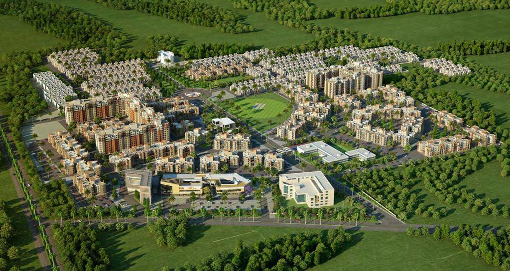 SAHARA TOWNSHIP, GWALIOR - INDIA Client : SAHARA GROUP All Design Services Residential Township spread across