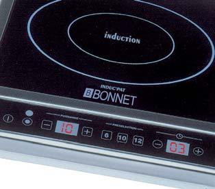 INDUCTION HOBS Overlay hobs No HEAT GIVEN OFF DEGREE PERFECT PRECISION EXCEPTIONAL OUTPUT Easy to use For theatre preparations in front of diners (processors, patisserie chefs), or for