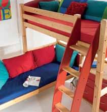 cushions) to create an L Shape Bunk or Sofa for the ultimate chilling