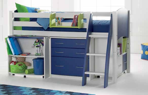 space for a variety of storage options shown here with a