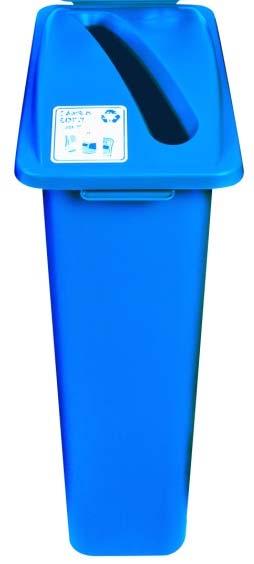recycling resources. MetroNational will can assist you in ordering discounted pricing on small under desk receptacles for your office (BLUE in color) for the collection of all recyclables.