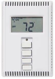 Non-programmable & fully-programmable thermostats are available