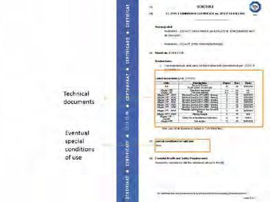 Sheet 9: type examination certificate analysis N.B.