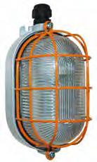 RINO-EX Series Zones 2, 21, 22 OVAL AND ROUND BULKHEAD LAMPS IN ALUMINIUM ALLOY Conformity to standards ATEX Directive 2014/34/EU EN 60079-0:2012 + A11:2013 EN 60079-15:2010 EN 60079-31:2014