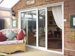 French doors are hinged and open either in or out depending on