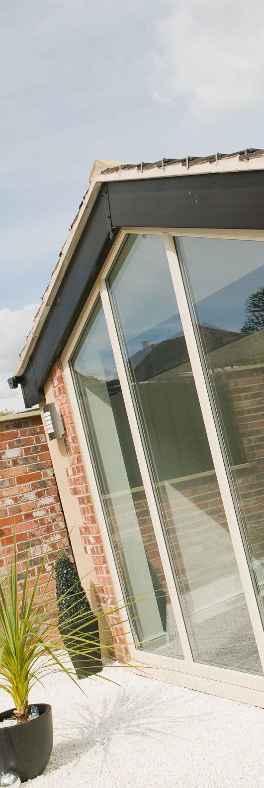 Conservatories Liniar does not advise accessing a conservatory roof without the use of scaffolding or platforms. Never lean ladders against PVCu frames, gutters or glass as this may result in damage.