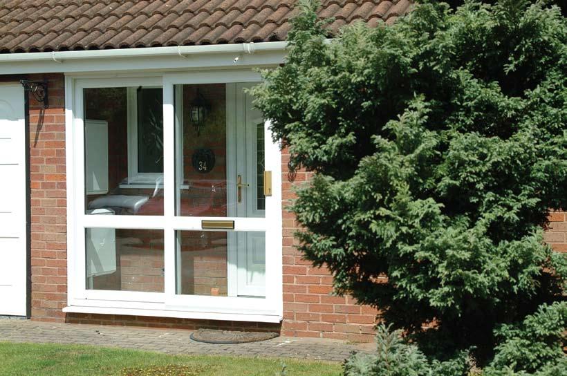 Rustique bi-fold doors feature panels that are configured into a number of folds, which concertina into a reduced