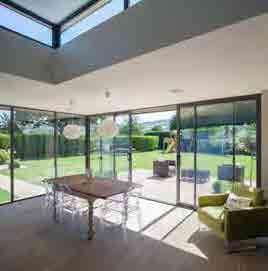 These sliding glass doors are ideal for smaller homes and areas with limited space