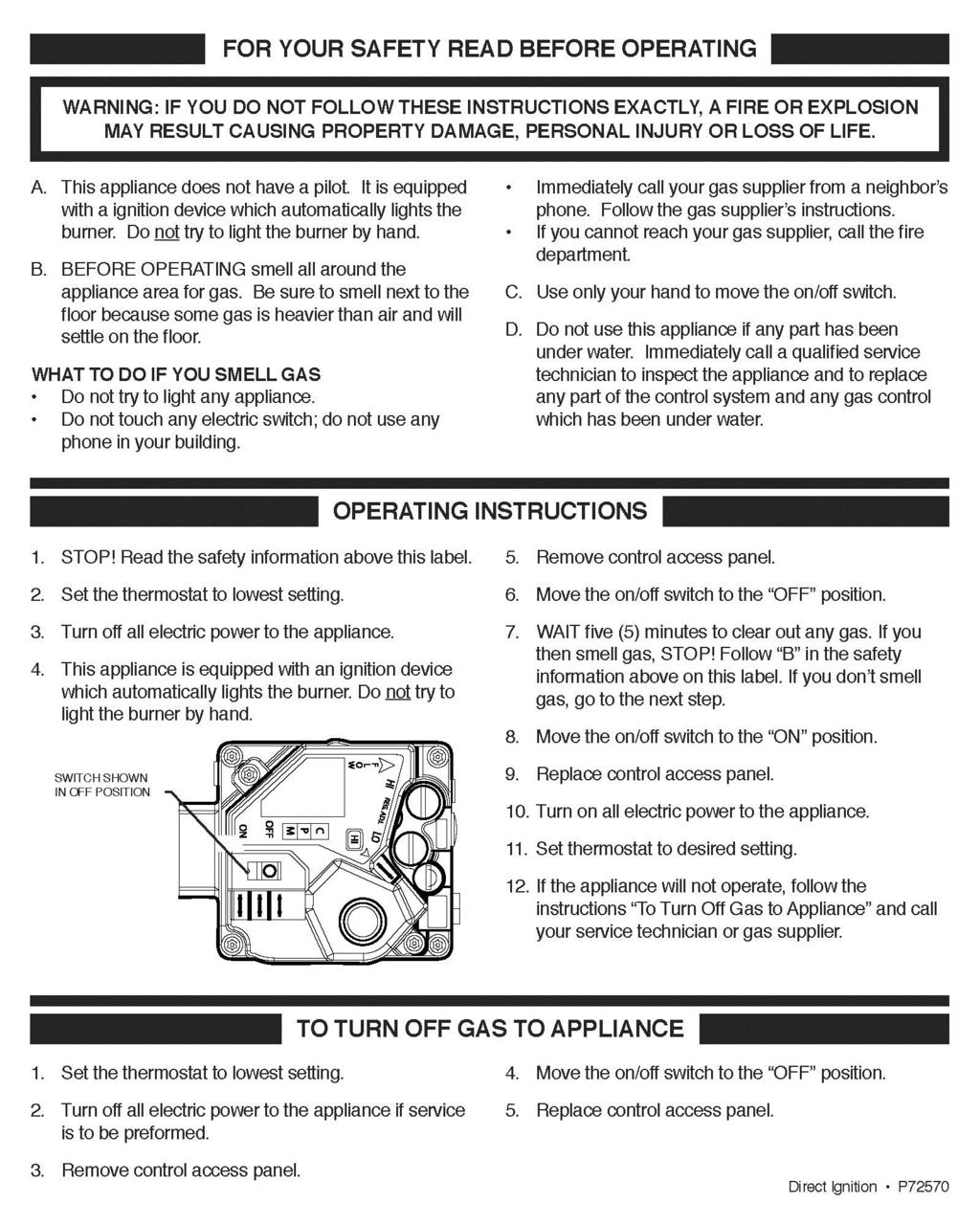 Gas Heater Figure 37 -
