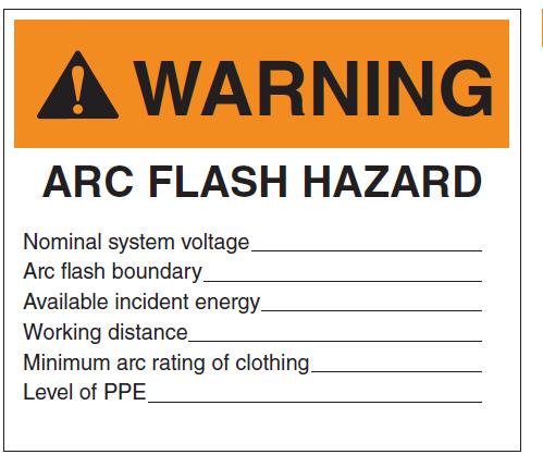 NFPA 70E Requirements NFPA 70E requires an energized work permit when a likelihood of injury from an exposure to an arc flash hazard exists 130.