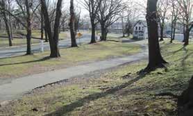 This site is a 46 acre recreational park in the Hudson County Park located at the northern boundary of Harrison.