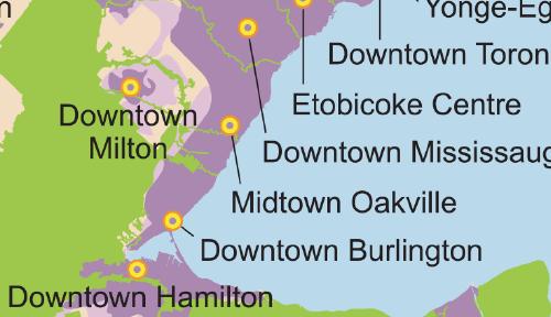 Midtown Oakville Policy Context Goal A vibrant, transit-supportive, mixed use urban community and employment area Development Objectives Create transit-supportive development Create a vibrant and