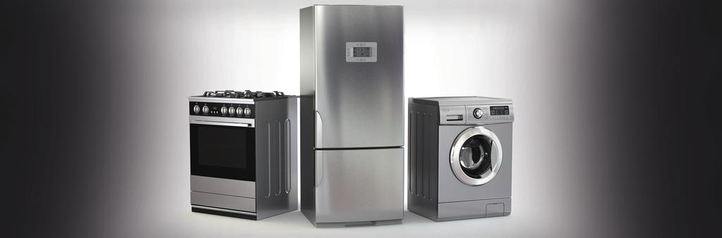 Solutions for large appliances Large appliances require perfect surfaces. Manufacturers face strong demands in terms of aesthetically-pleasing designs and long service lives for their products.