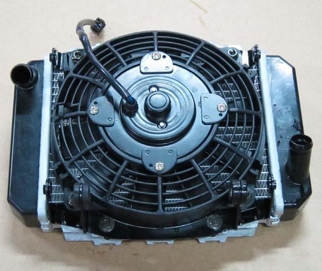 6. Cooling System > Radiator XCITING 400i Inspection Inspect the radiator fins for damage and clogging.