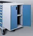 MHAN FOR USE WITH NW, MP and CL cabinets Folding Shelves Shelf can be mounted on either the left or right side of any mobile or stationary cabinet. 50 lb. maximum capacity.