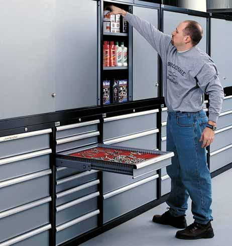 Shelf Cabinets Shelf cabinets are an efficient means for storing bulky items that don t lend themselves to drawer storage.