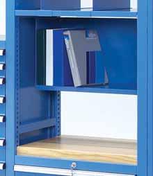 Storage Wall Bookcases, Counter Tops and Ladders Track top (3 sections) These offerings make your Storage Wall System even more versatile.