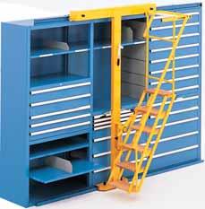 Track bottom (3 sections) Bookcases Overhead bookcase offers quick access to reference materials and manuals. Bookcase is 12 5 8" deep, with a useable depth of 11 7 8". Color: to match unit.