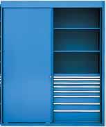 Storage Wall Doors A variety of door options can enhance the safety and security of your stored items, while protecting items on shelves from dust and environmental grime.