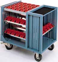 B240 Tool Transporters B240-A Transporters Comes with 2 adjustable shelves with ribbed mats and shelf support clips, 2 tool holder trays with 2 pairs of angled mounting brackets and 1 tool frame with
