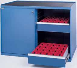 Retainer top with 3 4" raised edges on back and sides and a ribbed mat is included. SIDE B welded heavy gauge steel. All drawers are 100% full extension with a 440 lb. load capacity.
