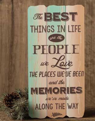an added touch with this wall plaque. 1 ct. (6" W x 12 H x.35 D).