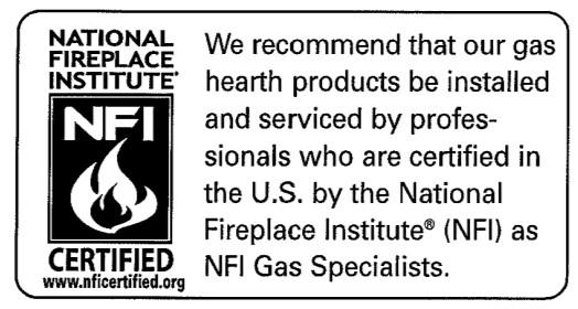Supplemental Installation and Homeowner I n f o r m a t i o n M a n u a l f o r J O R D A N : DIRECT VENT GAS FIREPLACE INSERT IMPORTANT: This supplemental installation and homeowner manual is to be