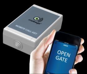 In addition, it remains possible to open the lock with the phone. With the Mobeye SIM card the Call-Key can be registered in the Mobeye internet Portal.