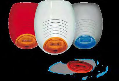 OUTDOOR SIRENS SRSeries EN 50131-4 / GRADE 2 Battery box 2 Ah Antifoam SR Series sirens are available