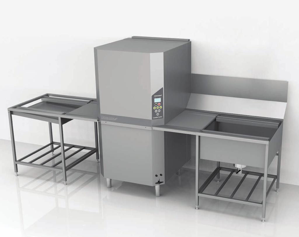 RECOMMENDED BENCH SYSTEM FOR GRANULE GASTRO. Our recommendation is to combine Granule Gastro hood type machine with a bench system.