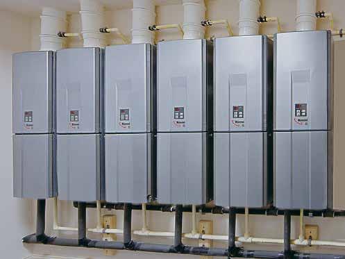 COMMERCIAL FACT SHEET TANKLESS WATER HEATERS on the peak demand drawn by the facility.