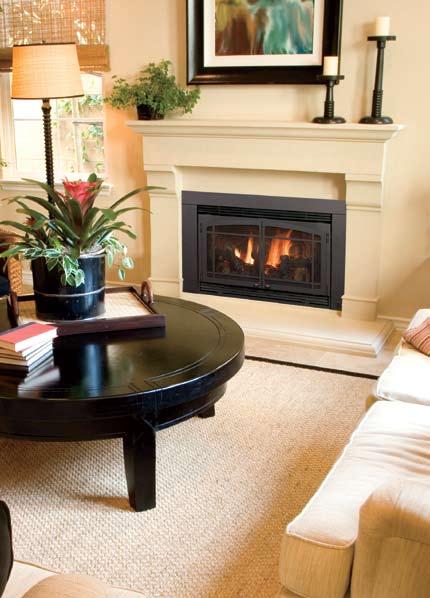 grills Transform that cold, drafty fireplace with a clean efficient