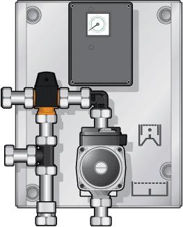 Panel configurations offer an aesthetically pleasing option for boiler rooms, complete with an exterior cover.