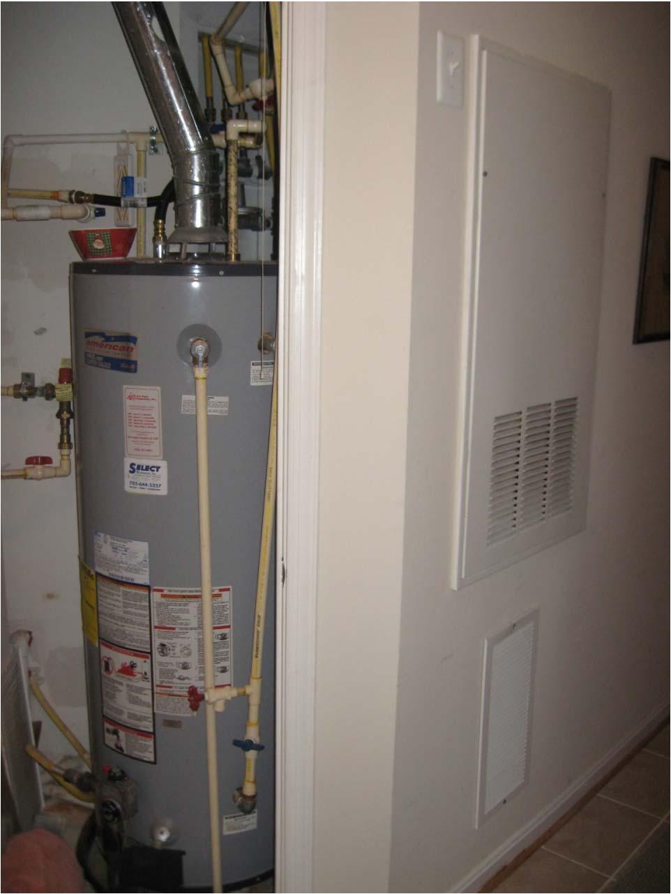 Atmospheric Gas Water Heater 50 Gallon 63,000 Btu Where does the make-up