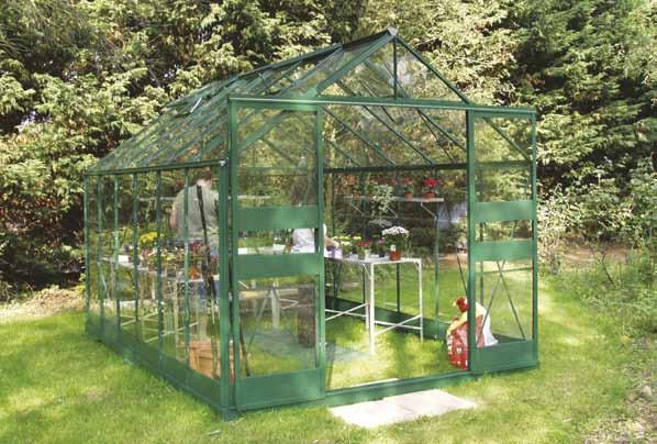 6 Eden Highline The Eden Highline is the perfect greenhouse where is an important consideration. The extra high eaves gives you a lot of extra growing space.