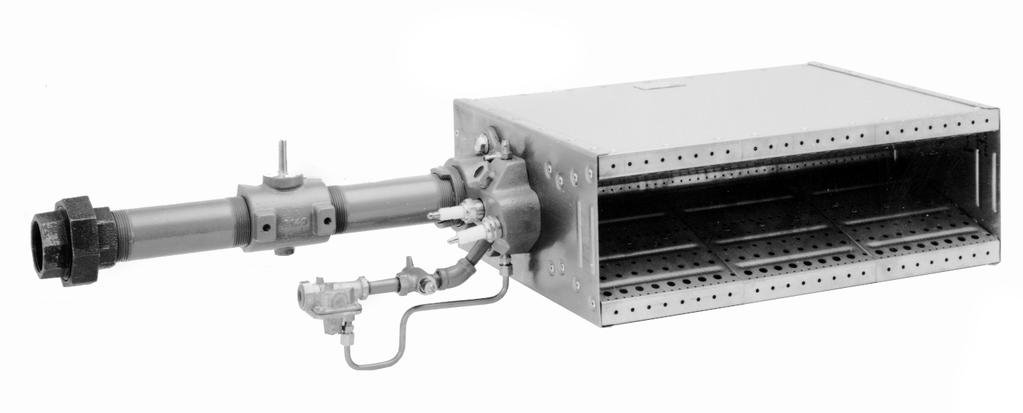 By supplying the correct air volume and pressure to the burner, the blower allows stable operation over a wide range of duct velocities without installing a profile plate around the burner.