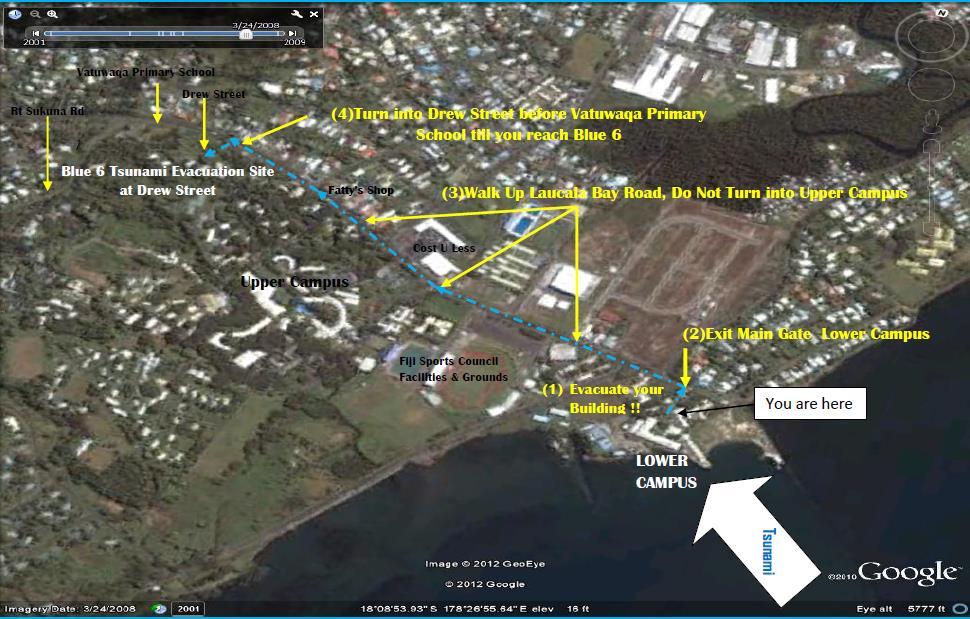 tsunami inundation risk area.
