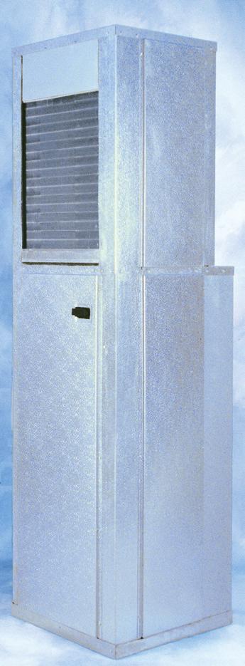 Warm, efficient space heating is provided by connecting the SPXB- HW hot water coil to a properly sized individual natural gas or oil fired water heater or to a boiler (for boiler applications, a