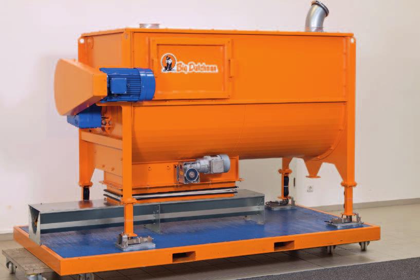 ther machinery for on-farm feed production; custom-made so Dry mixer high mixing accuracy, versatile use The vertical and horizontal mixers offered by Big Dutchman can be used to mix different