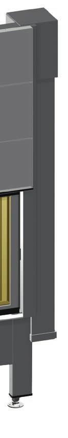 surface options (see right) - PRESTIGE: - unprinted pane with steel frame Ash