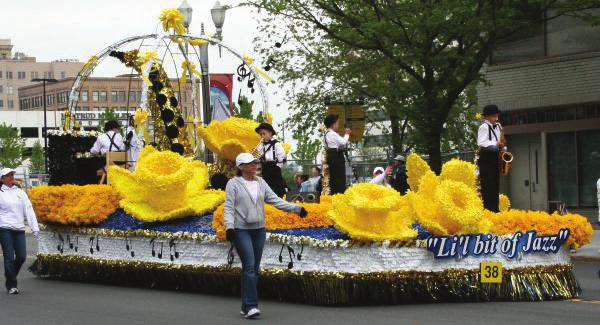 parade at the Daffodil Festival in Tacoma, which was