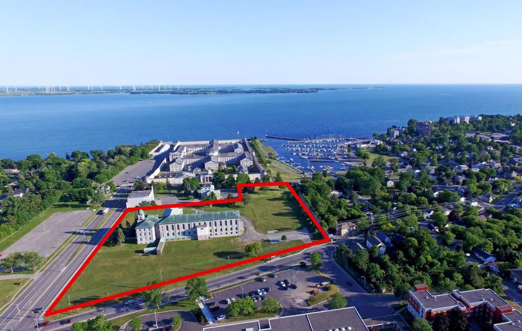 OFFERS INVITED PREMIER DEVELOPMENT LAND 40 Sir John A. Macdonald Blvd., Kingston, ON Click to View Aerial Video *outline is approximate Site Area: Frontages: Zoning: PIN#: Municipal Services: 8.