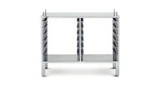 3251555 Appliance stand, closed on two sides, for EN/BM, 14 pairs of shelf rails 6.10 / 10.