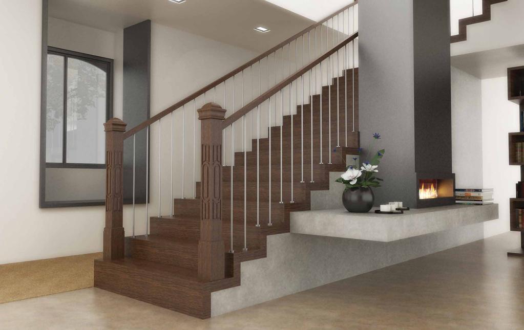 Flourish Design Elements adds a new level of sophistication and style to your home with exquisitely crafted, hardwood newel posts.