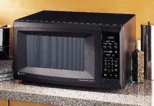 bold = feature upgrade from previous model 14992 Profile Sensor Microwave with Turntable JE1360BC Black on black Family-size 1.3 cu. ft.