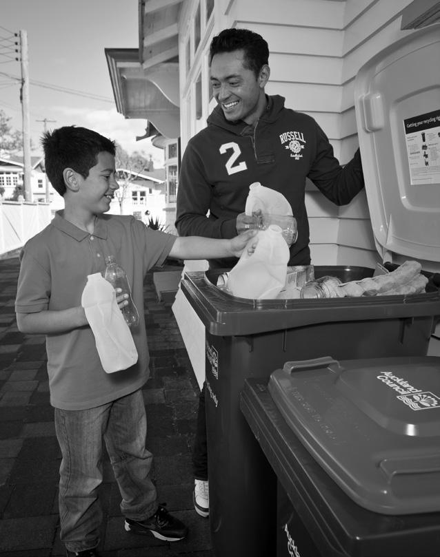 Auckland Council is responsible for the domestic kerbside recycling collection in the Auckland region.