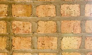 Rolf Anderson BRICK Chancel wall: Individual qualities of each brick, as well as