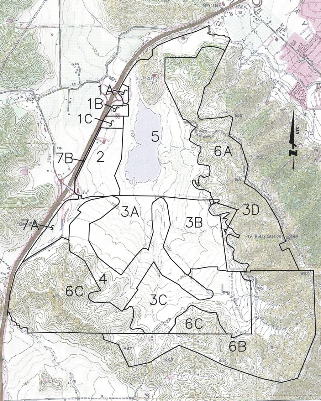 FIGURE 3-4 Not to Scale Lower Lagoon Valley Land Use Plan
